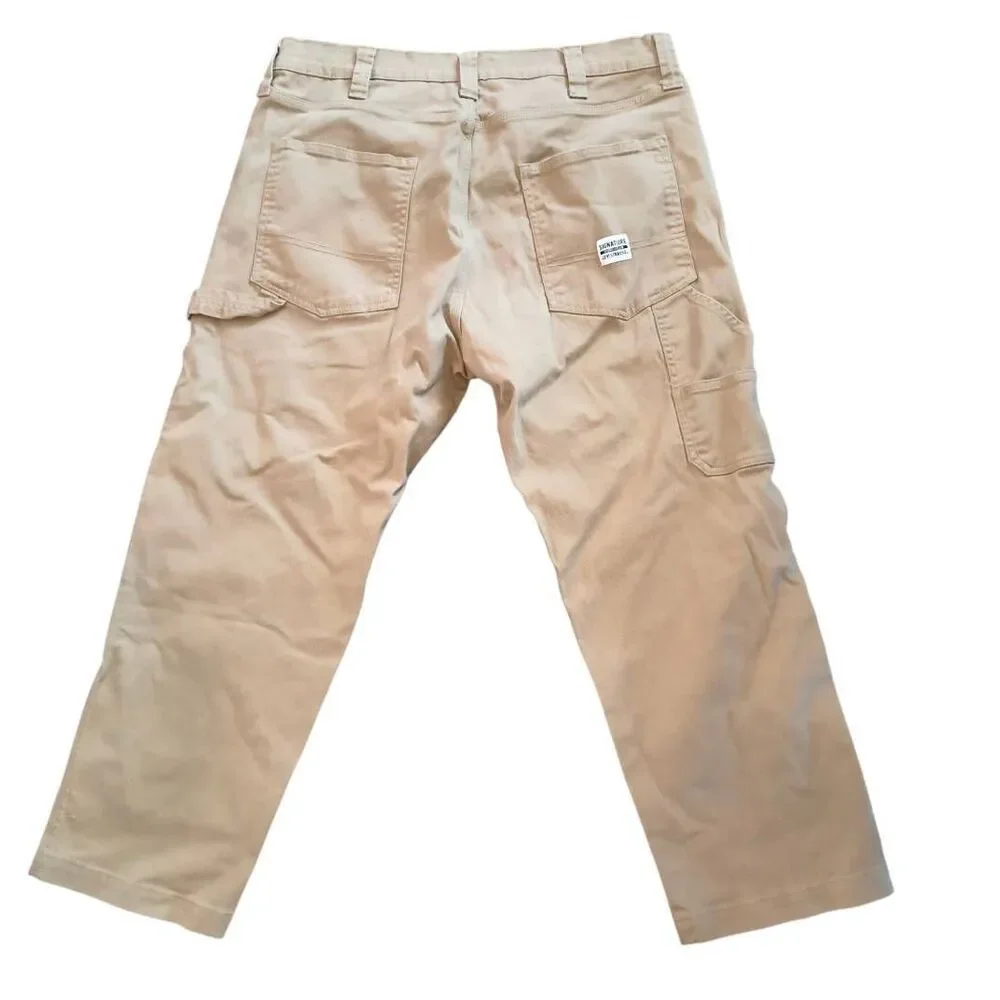 Levi's Levi Strauss Carpenter khaki workwear pants Size 38/30 Signature